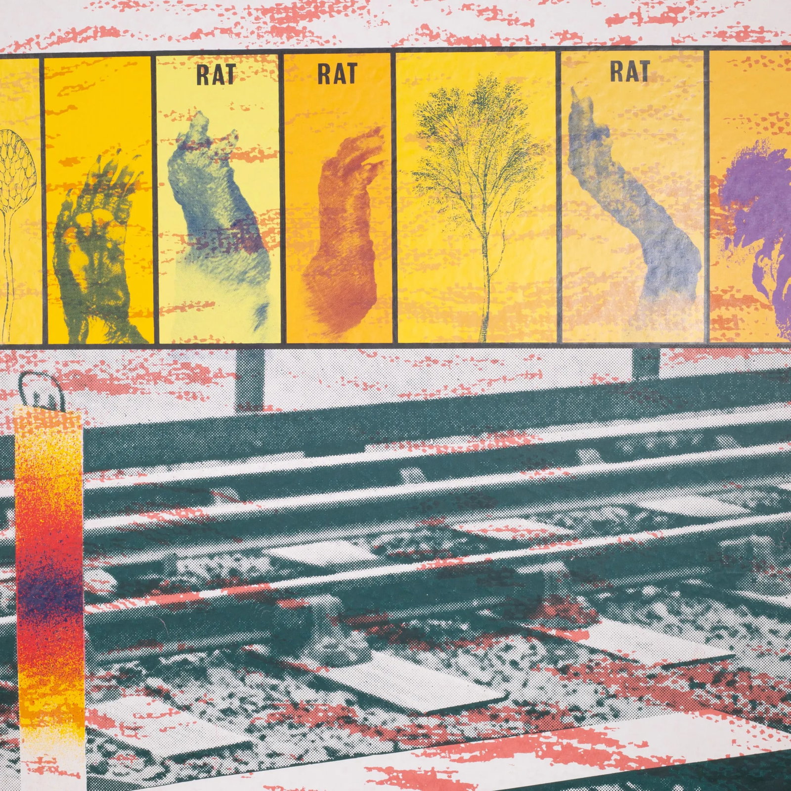 R B Kitaj, the Cultural Value of Fear, Distrust and Hypochondria, Edition of 70, Screenprint, 1964-1 - 3