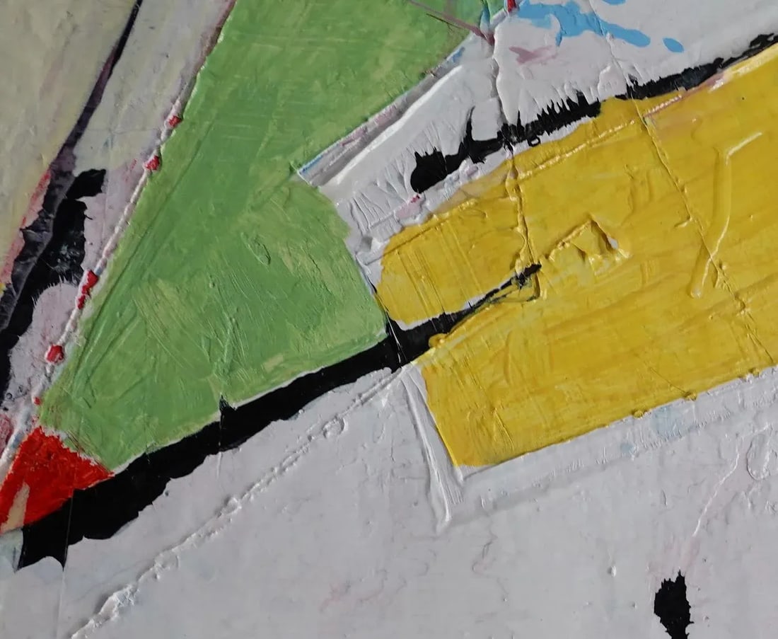 Matrix. XVIII Framed Surreal Abstract Figure Painting - 2