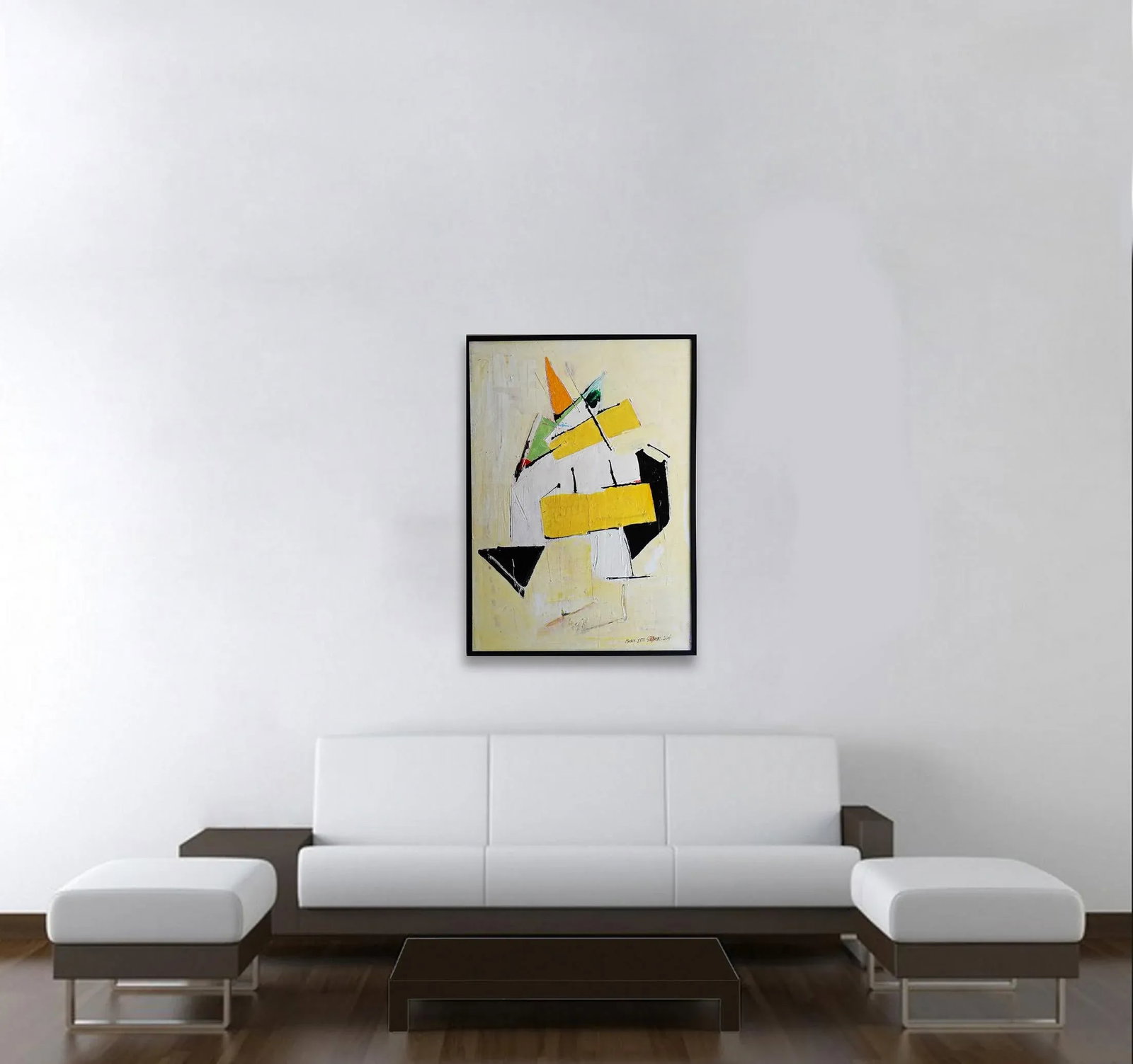 Matrix. XVIII Framed Surreal Abstract Figure Painting - 5