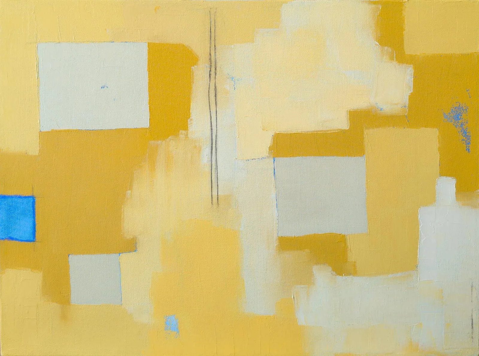 Remnants #07 Contemporary Original Abstract Oil Painting by Vincent Salvati: The Remnants series was born from a moment of unexpected discovery-while peeling away wallpaper in a hundred-year-old house, I uncovered long-forgotten marks, imprints, and shapes left behind by time.