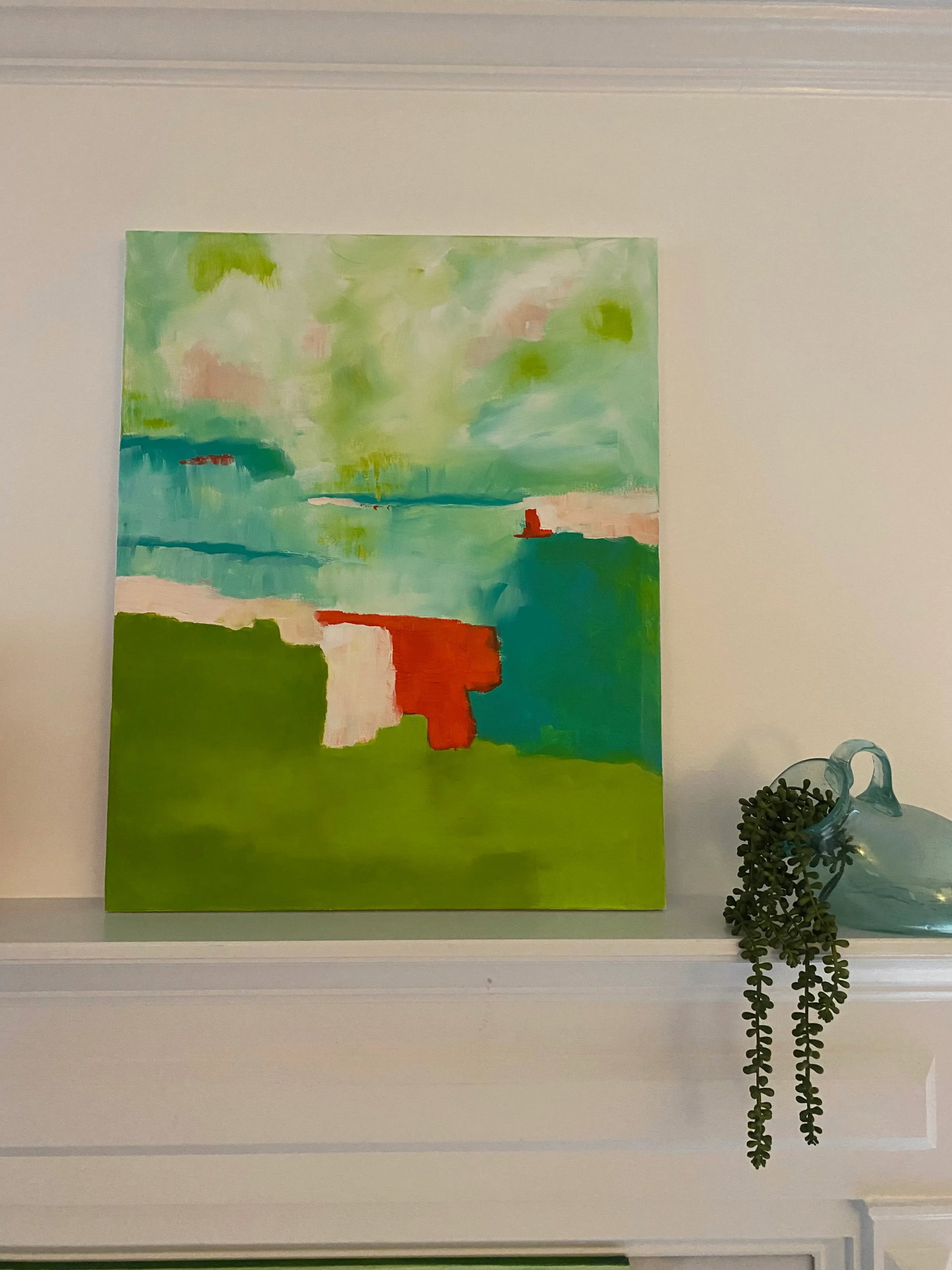 Untitled Abstract Painting by Jennifer Hopkins Wilcox - 2