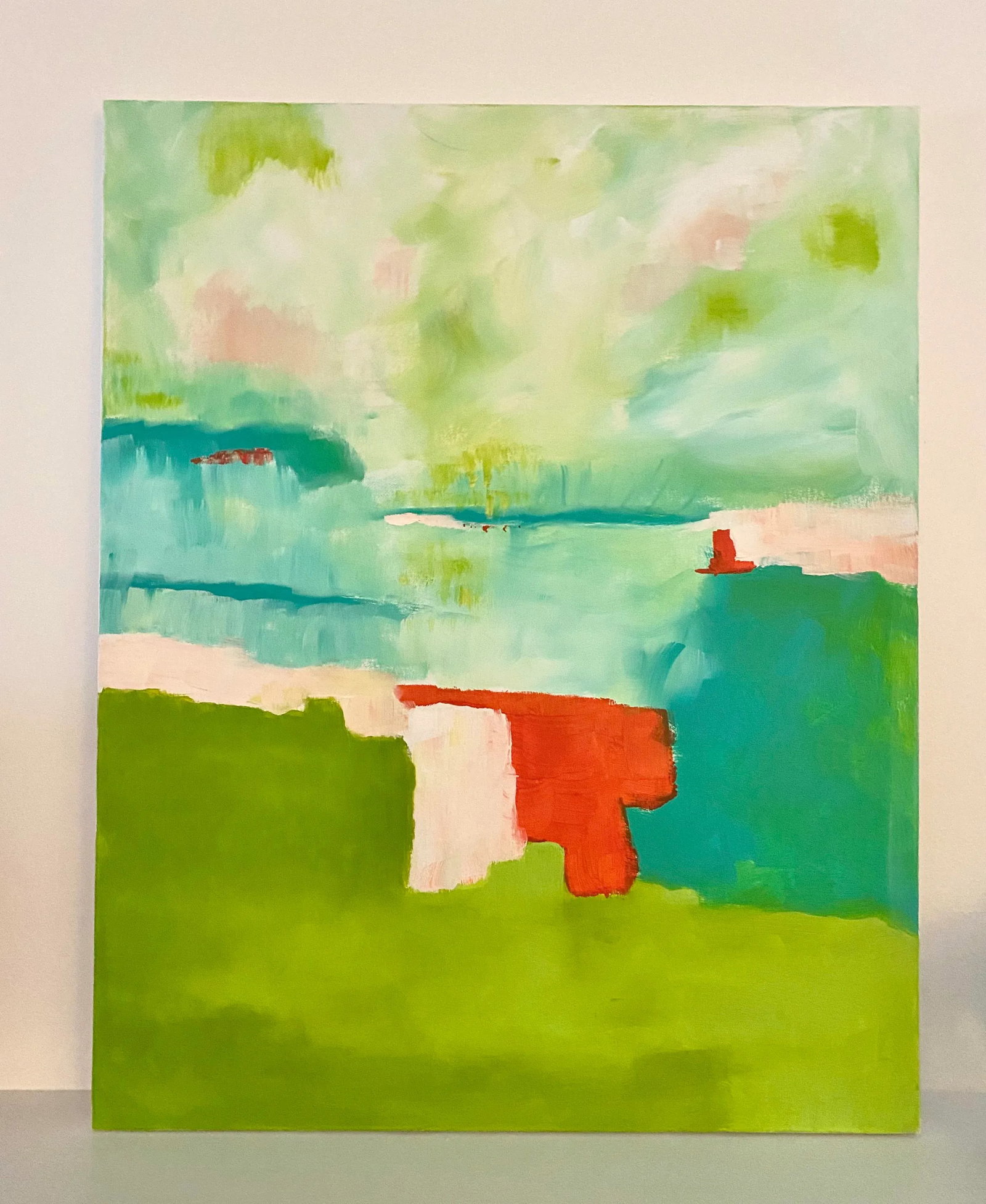 Untitled Abstract Painting by Jennifer Hopkins Wilcox - 3