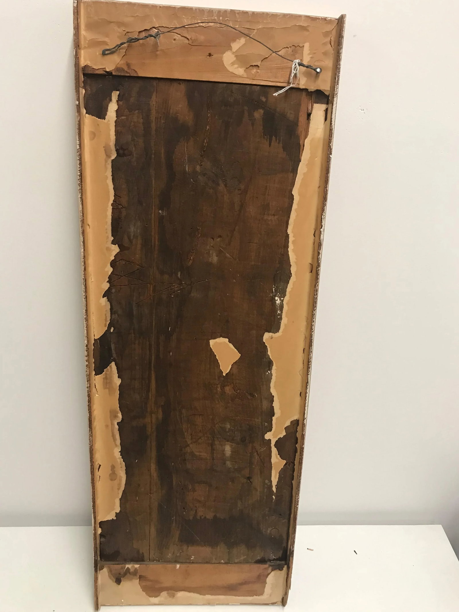 1950s Brutalist Assemblage Figural Abstract Painting - 7