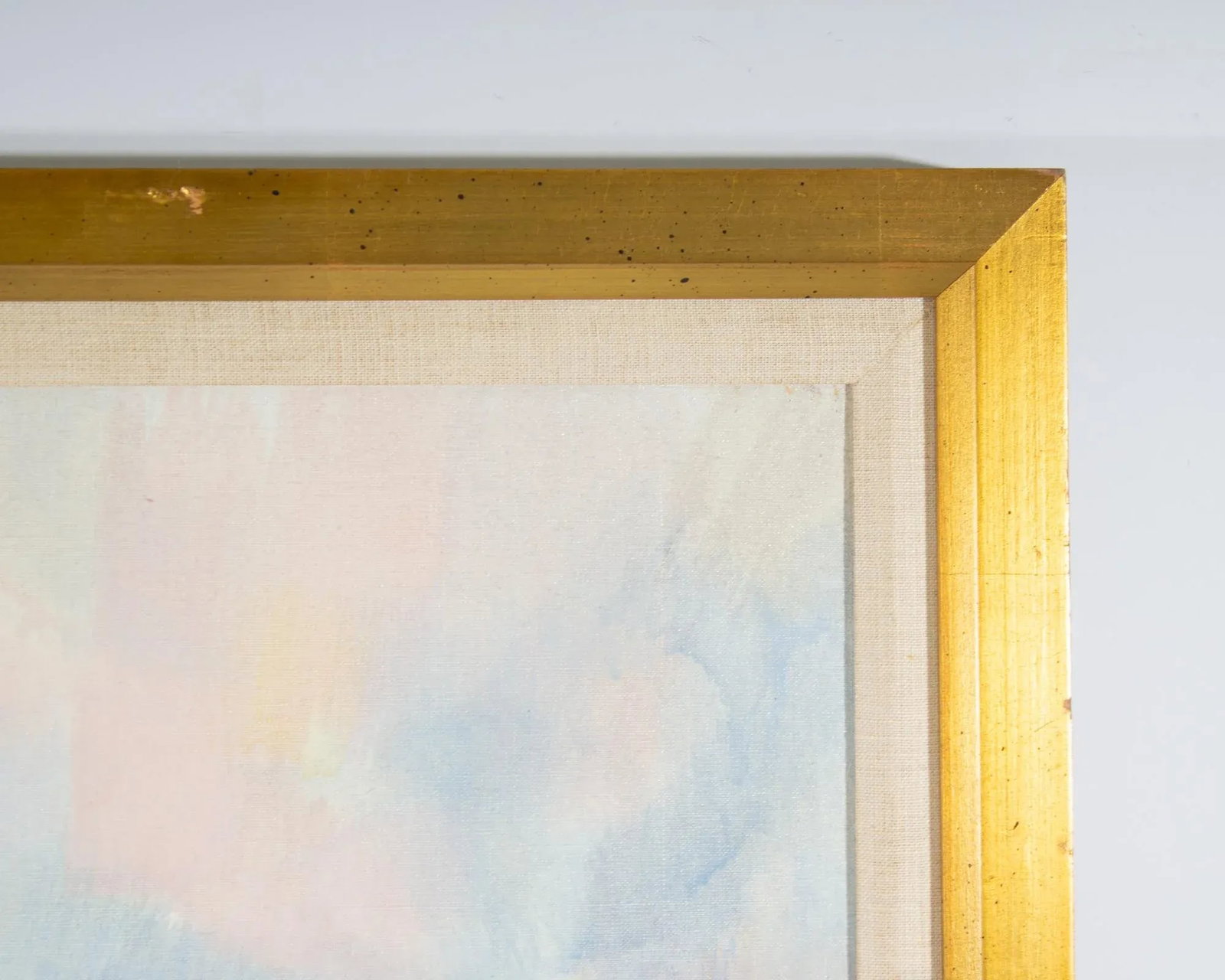 1969 "L'Espace Seul" Abstract Oil on Canvas Painting by Daniel Ravel - 6