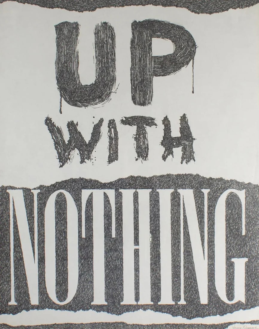 "Up With Nothing" Graphite Drawing by James Spencer Russell - 2