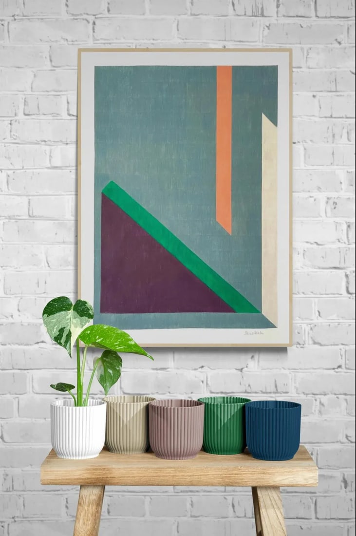 Geometric Color Pencil Design Drawing - 3