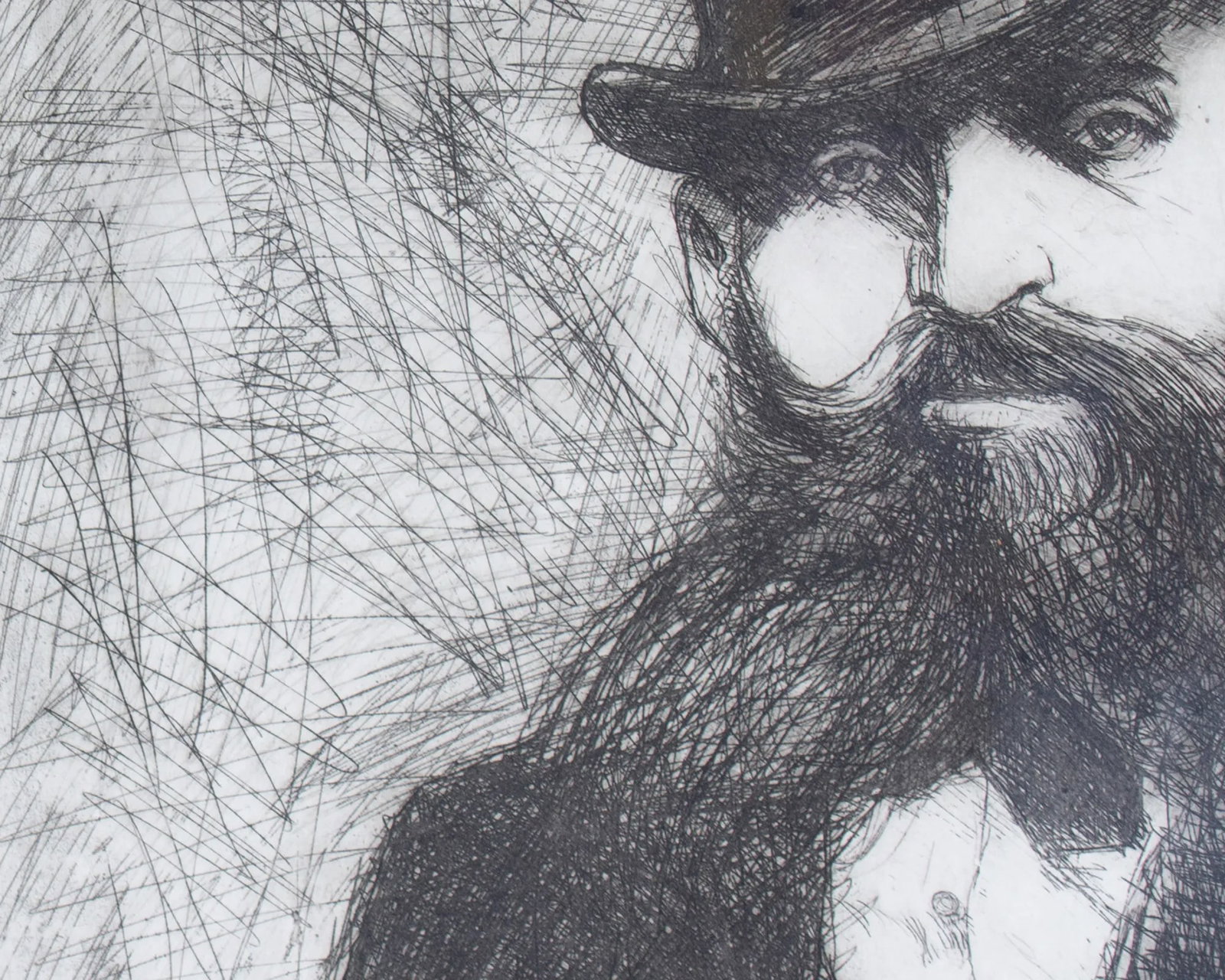 1960s Abstract Portrait Etching by James L. Bruch - 7