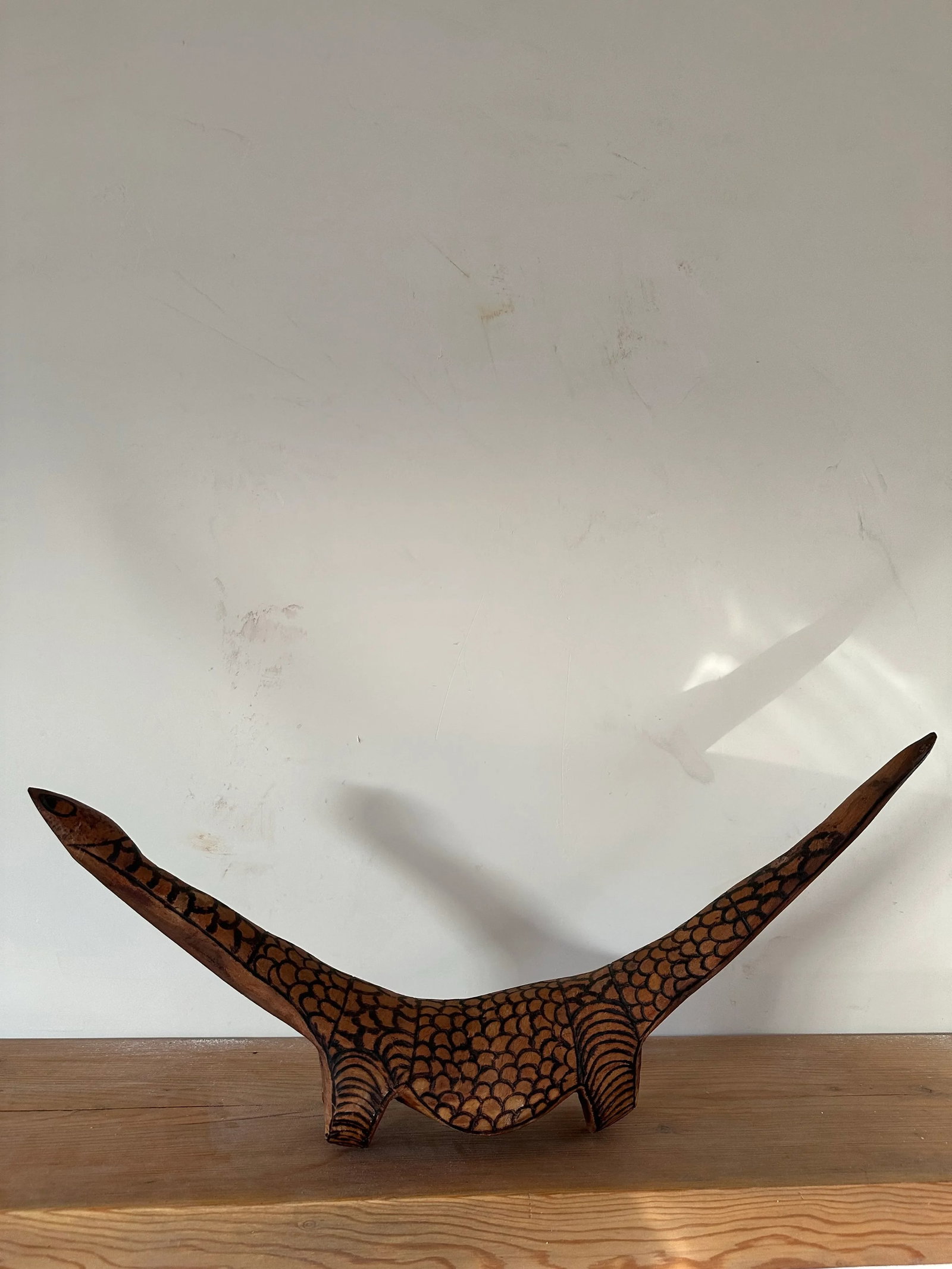 Mid 20th Century Wooden Australia Aboriginal Large Sculpture - 2