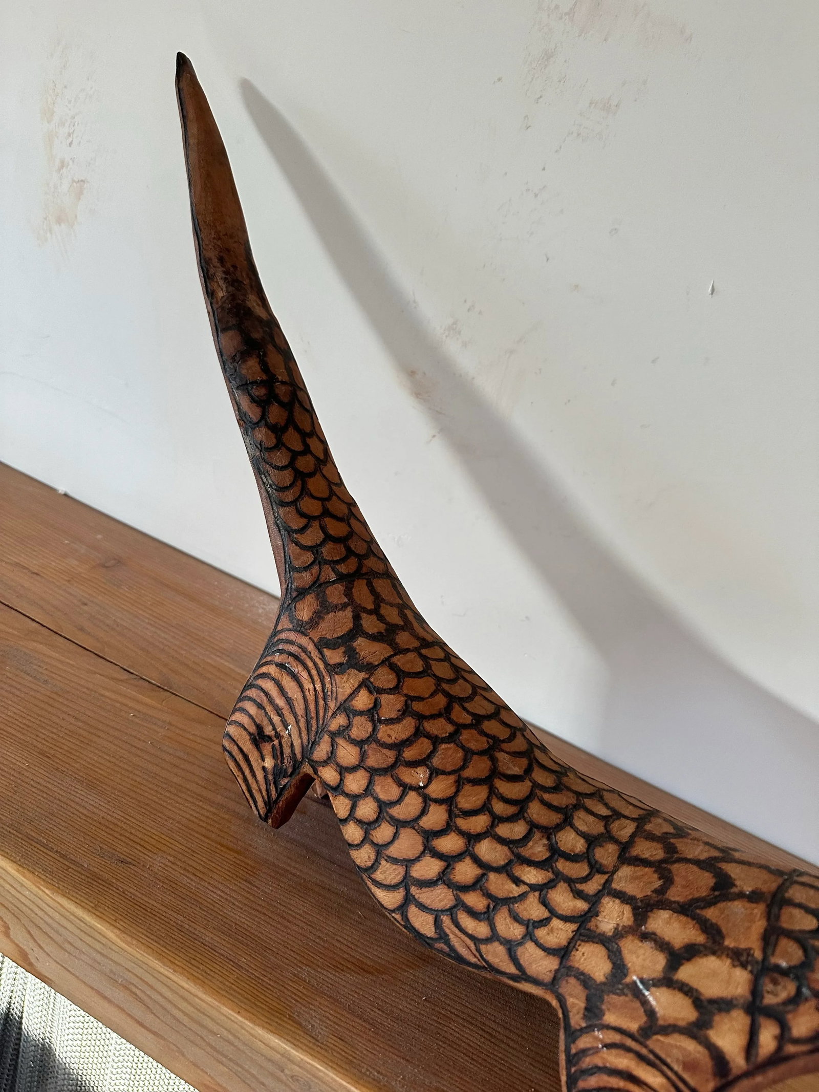 Mid 20th Century Wooden Australia Aboriginal Large Sculpture - 3