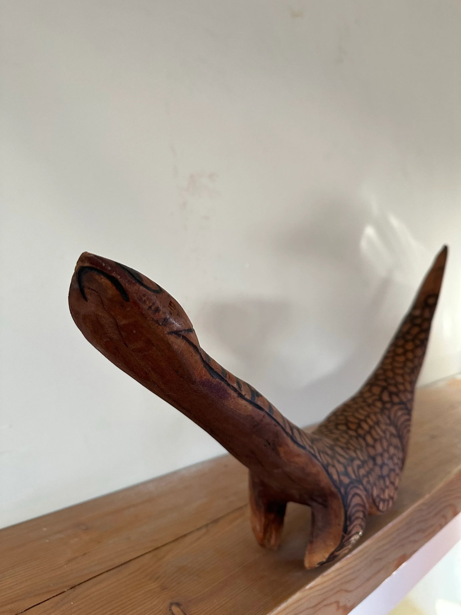 Mid 20th Century Wooden Australia Aboriginal Large Sculpture - 4