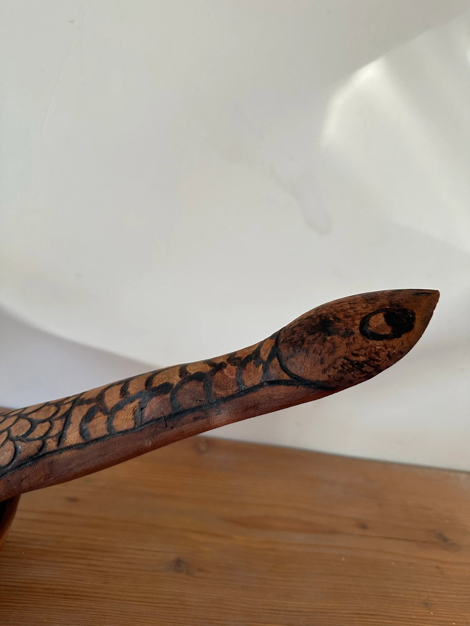 Mid 20th Century Wooden Australia Aboriginal Large Sculpture - 6