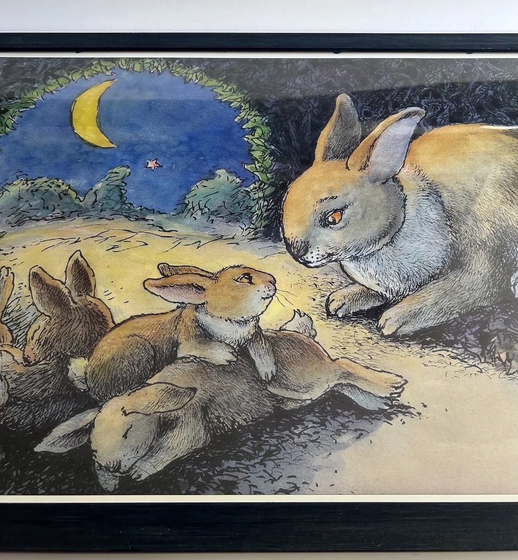 1990's "If You Were My Bunny" Framed Print - 7