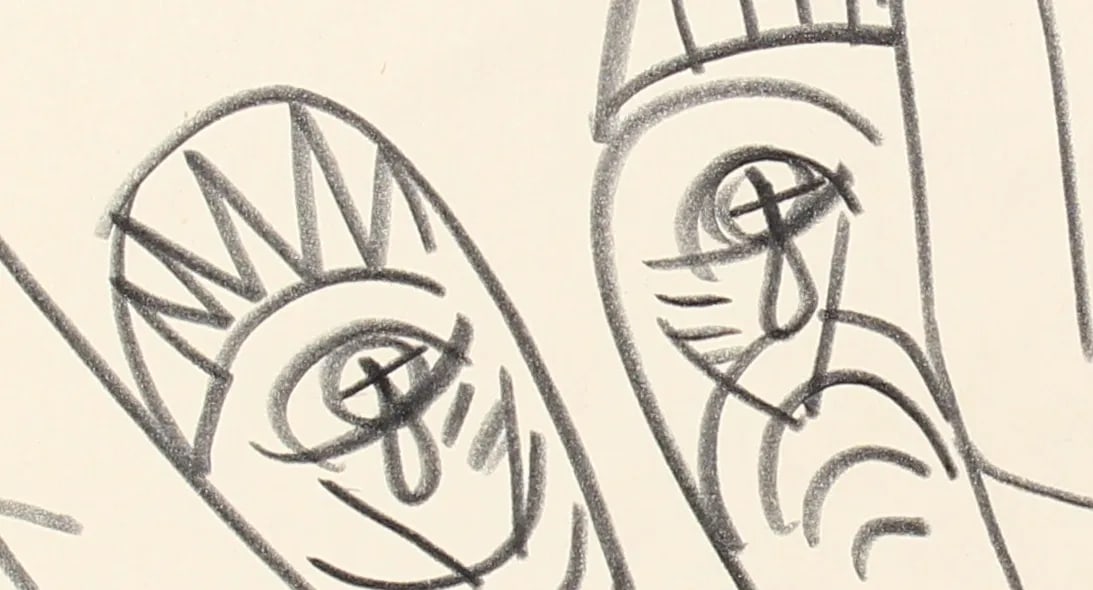 Modernist Portrait by M. Di Cosola - 2