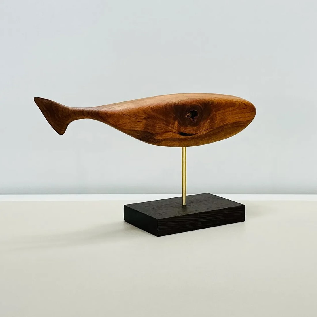 Figurative Abstract Whale Sculpture - 3