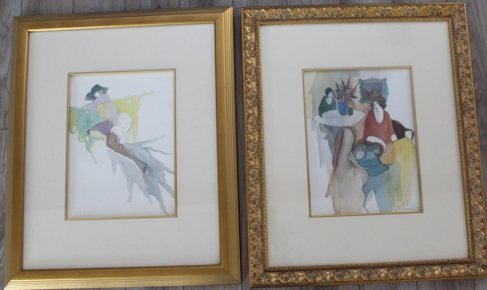 Framed Itzchak Tarkay Prints - A Pair - 11