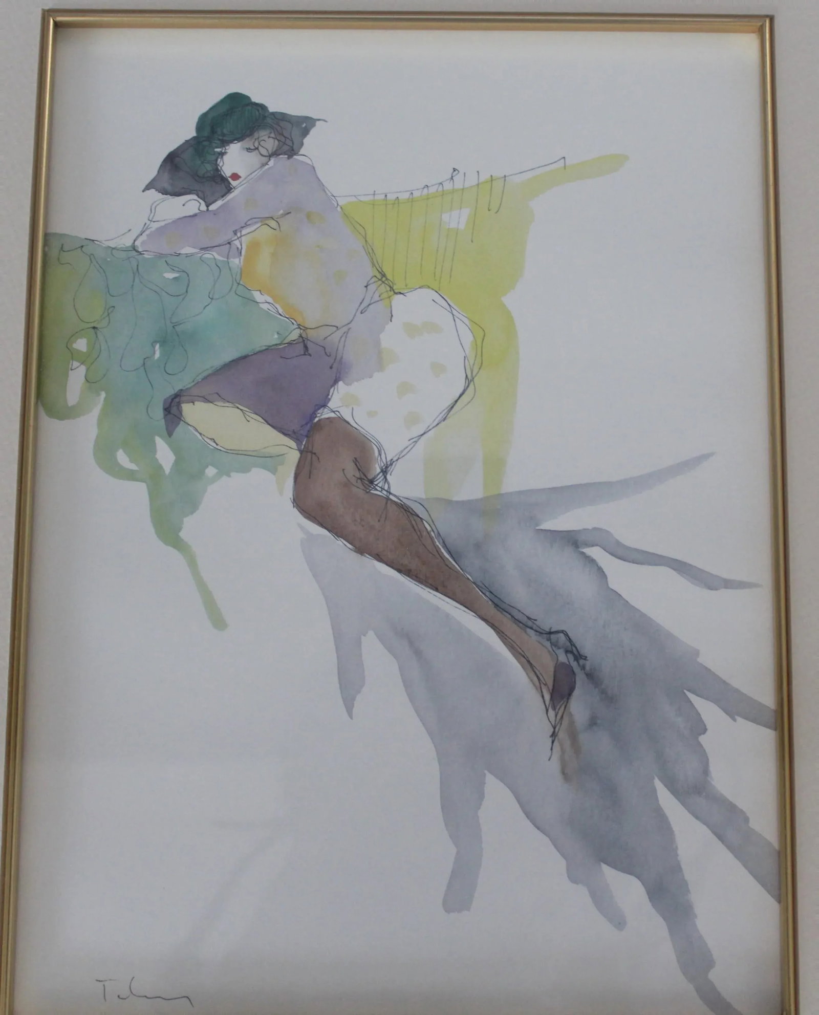 Framed Itzchak Tarkay Prints - A Pair - 8