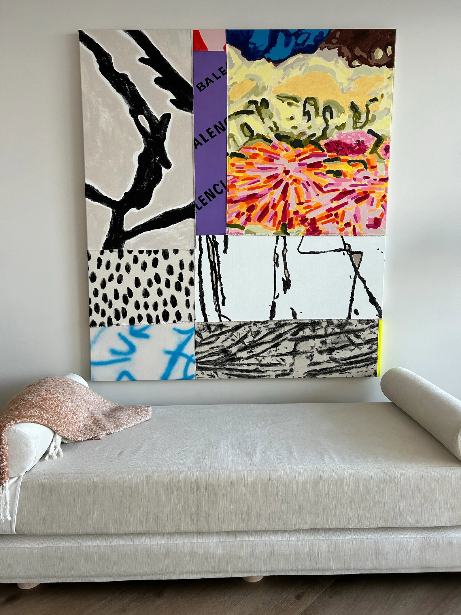 Original Large Canvas Artwork by Nadia Jaber - 2