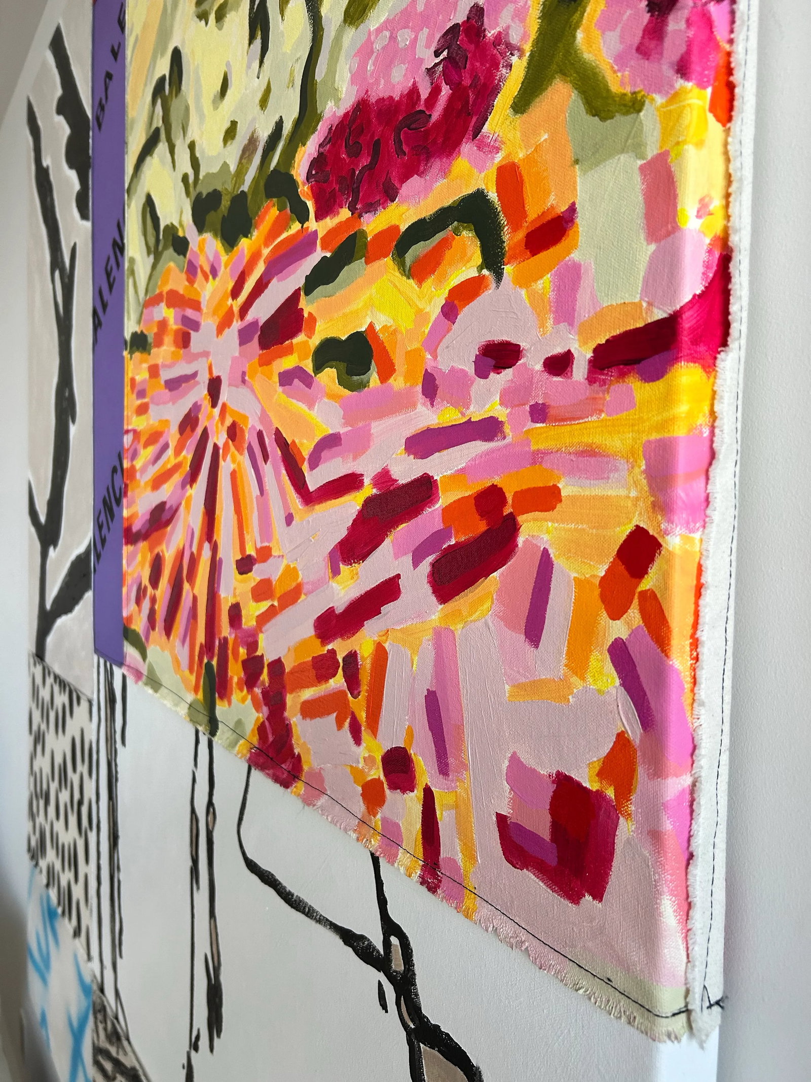 Original Large Canvas Artwork by Nadia Jaber - 3