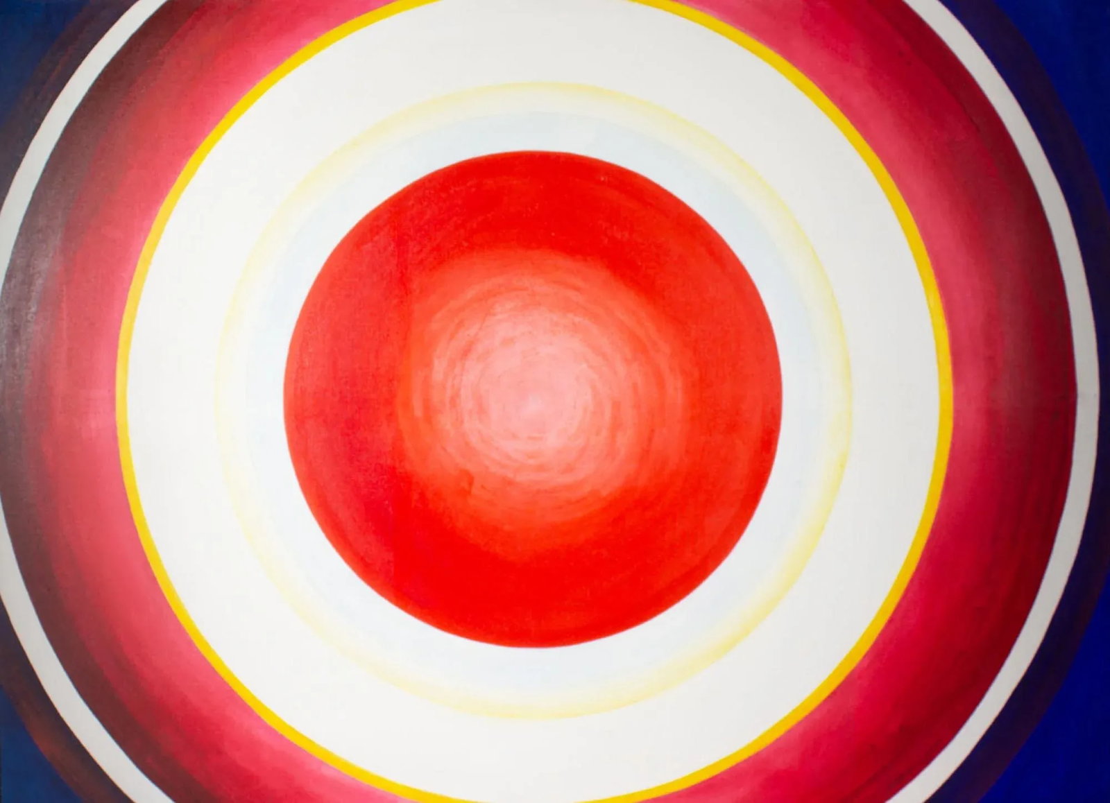 1966 "Hi-No-Maru Ten" Acrylic on Canvas Painting by William S. Gamble - 2