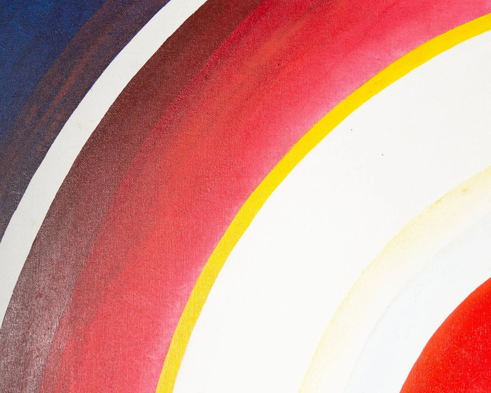 1966 "Hi-No-Maru Ten" Acrylic on Canvas Painting by William S. Gamble - 4