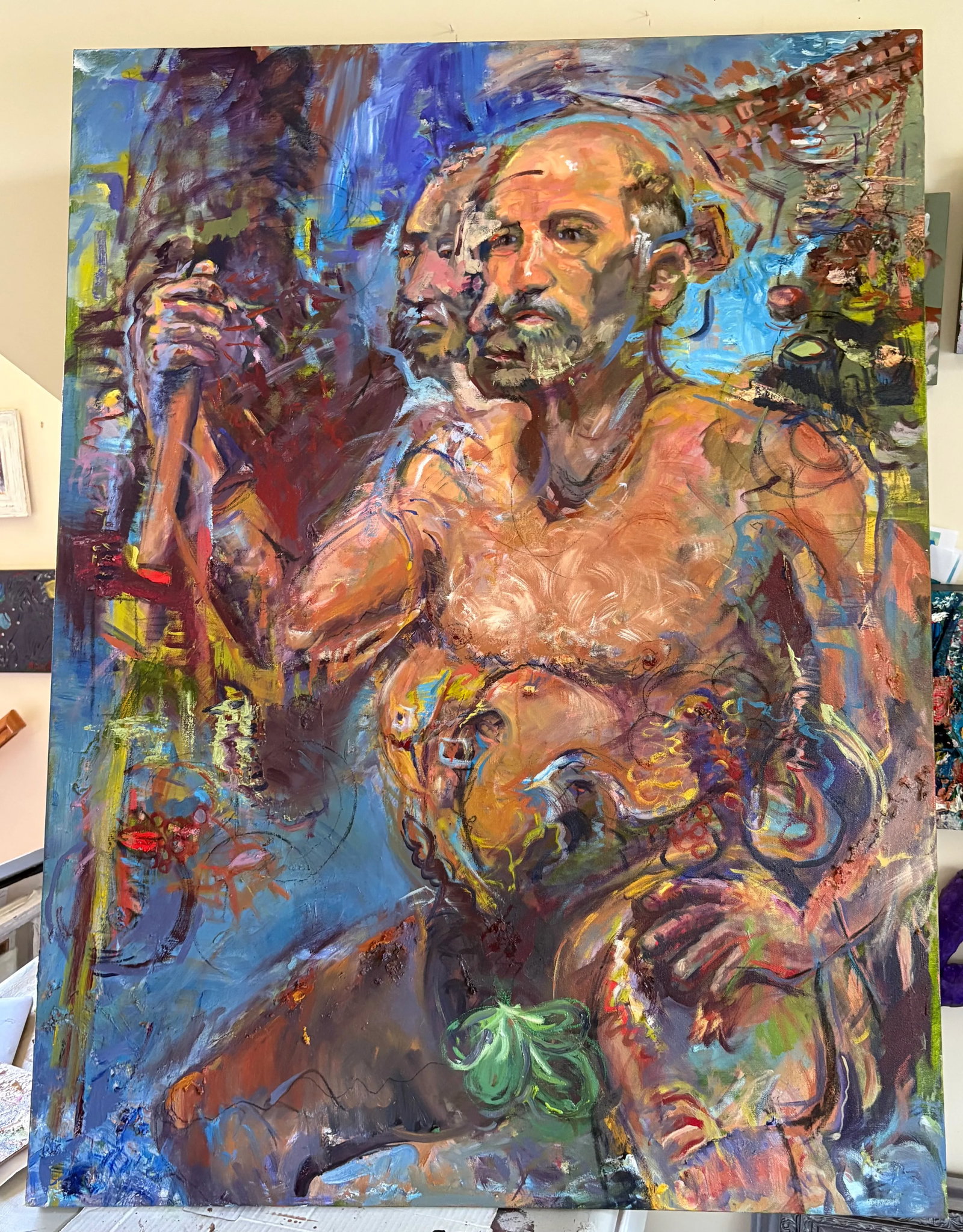 The Emperor's New Clothes, Original Oil Paintings, Life-Size Art - 2