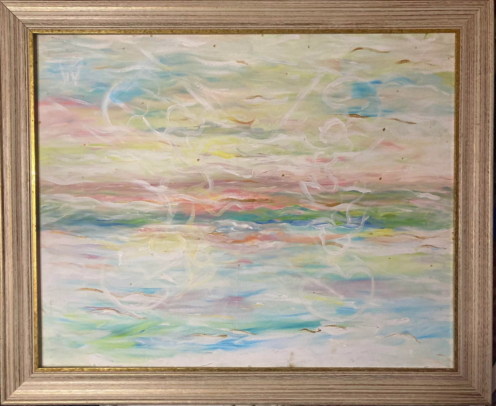 "Loving Cascades" Abstract Giclee Canvas Print by New Orleans Louisiana Painting Mina Zavala Lanzas, - 7