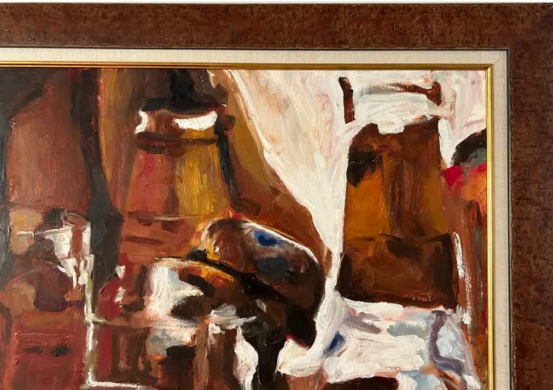 Mid 20th Century American School Abstract Painting, Framed - 5