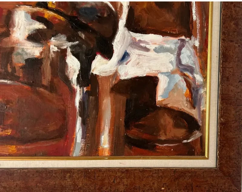 Mid 20th Century American School Abstract Painting, Framed - 8
