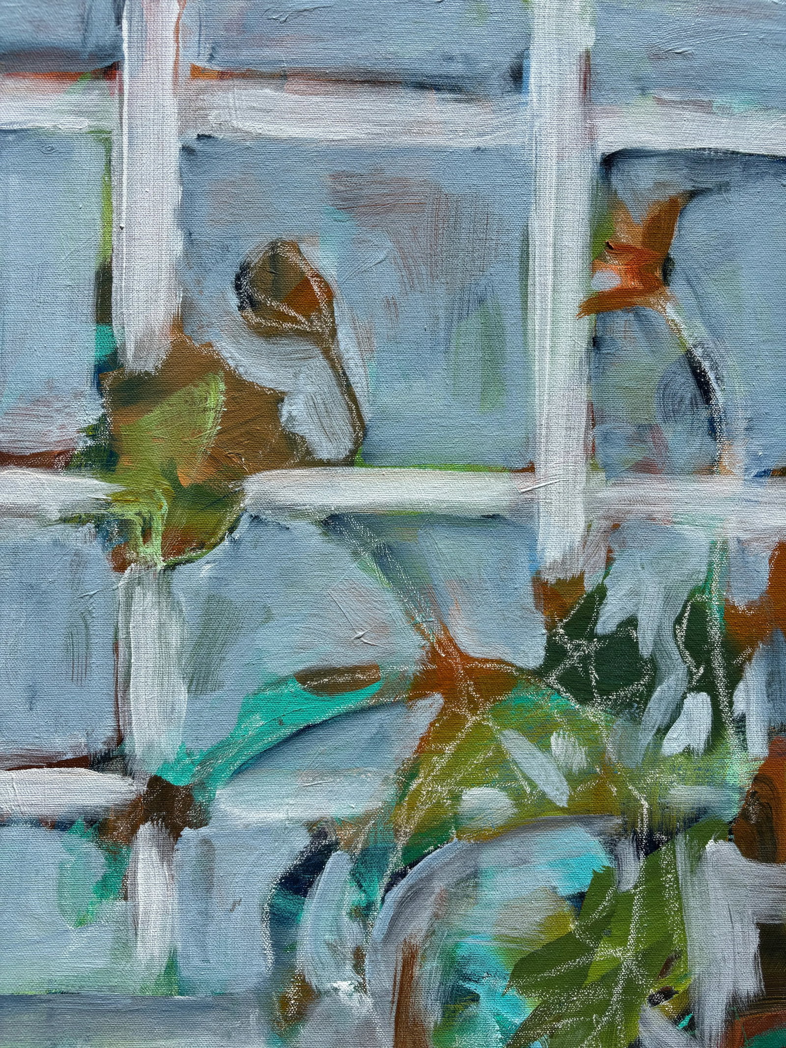 "Let It Be" Original, Acrylic, Contemporary Impressionist Floral Still Life by Linda McDonough - 7