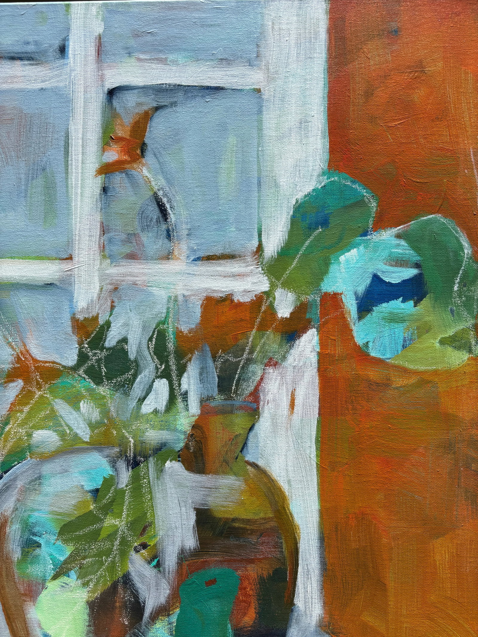 "Let It Be" Original, Acrylic, Contemporary Impressionist Floral Still Life by Linda McDonough - 8