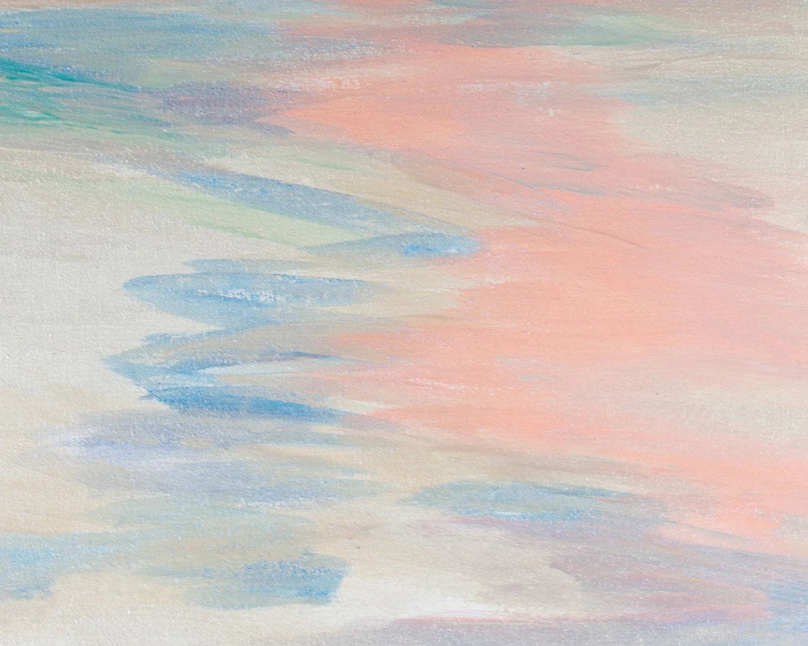 1989 Oil on Canvas Abstract Painting by Laurie Zagon - 3