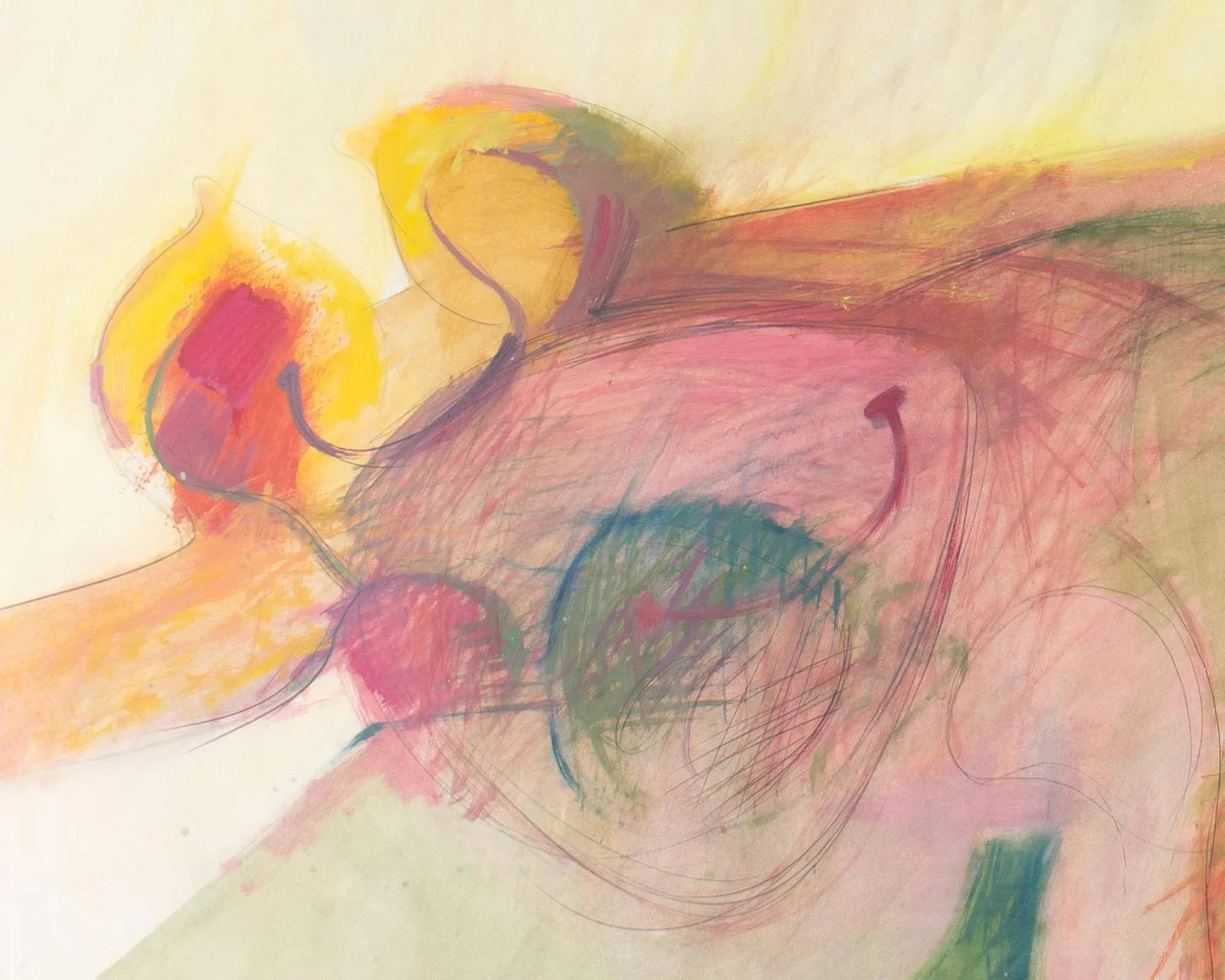 1959 Abstract Mixed Media Painting by Walter Stomps - 3