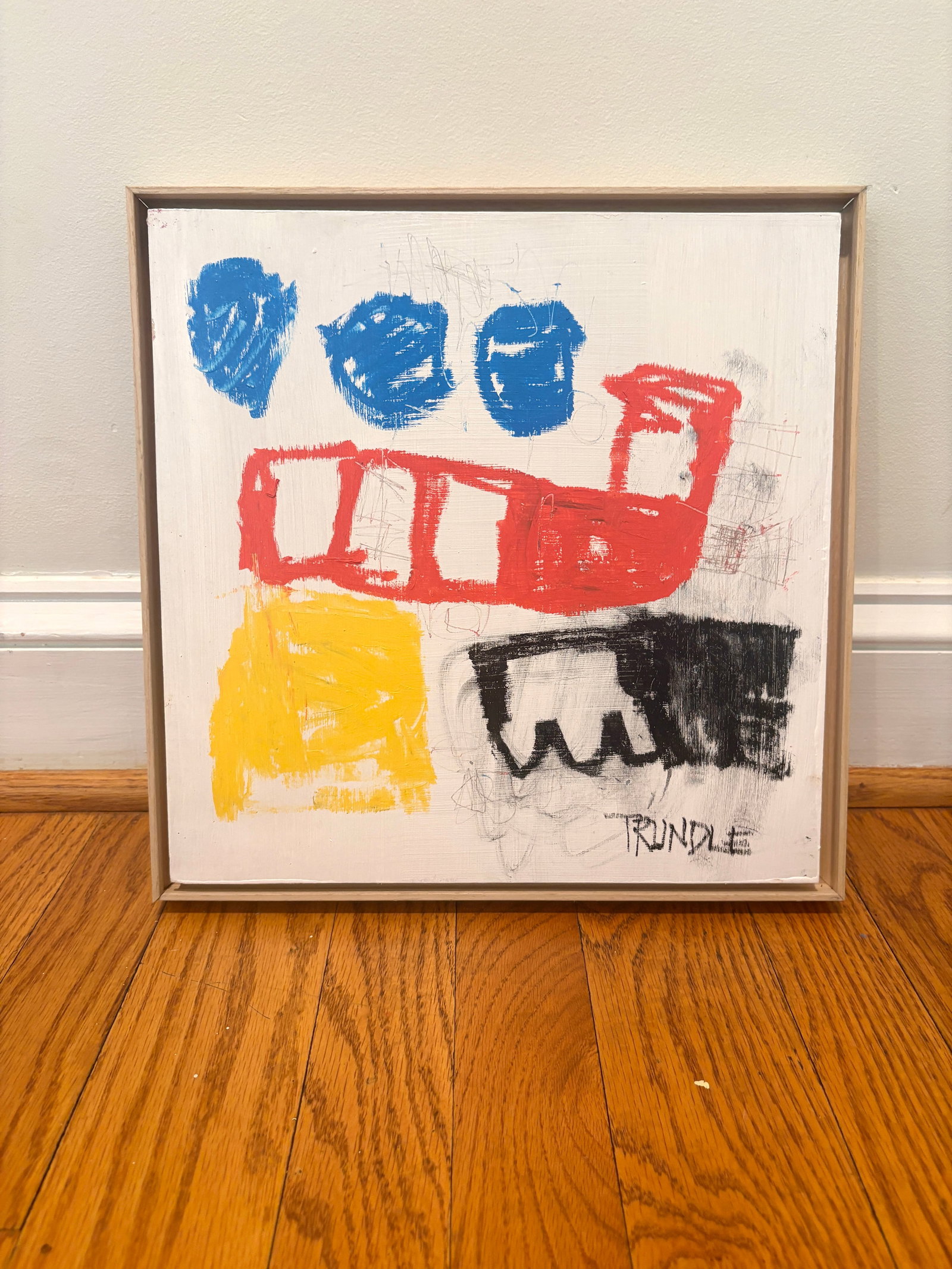 Sarah Trundle, Contemporary Abstract Painting, "Opposites Attract" - 3