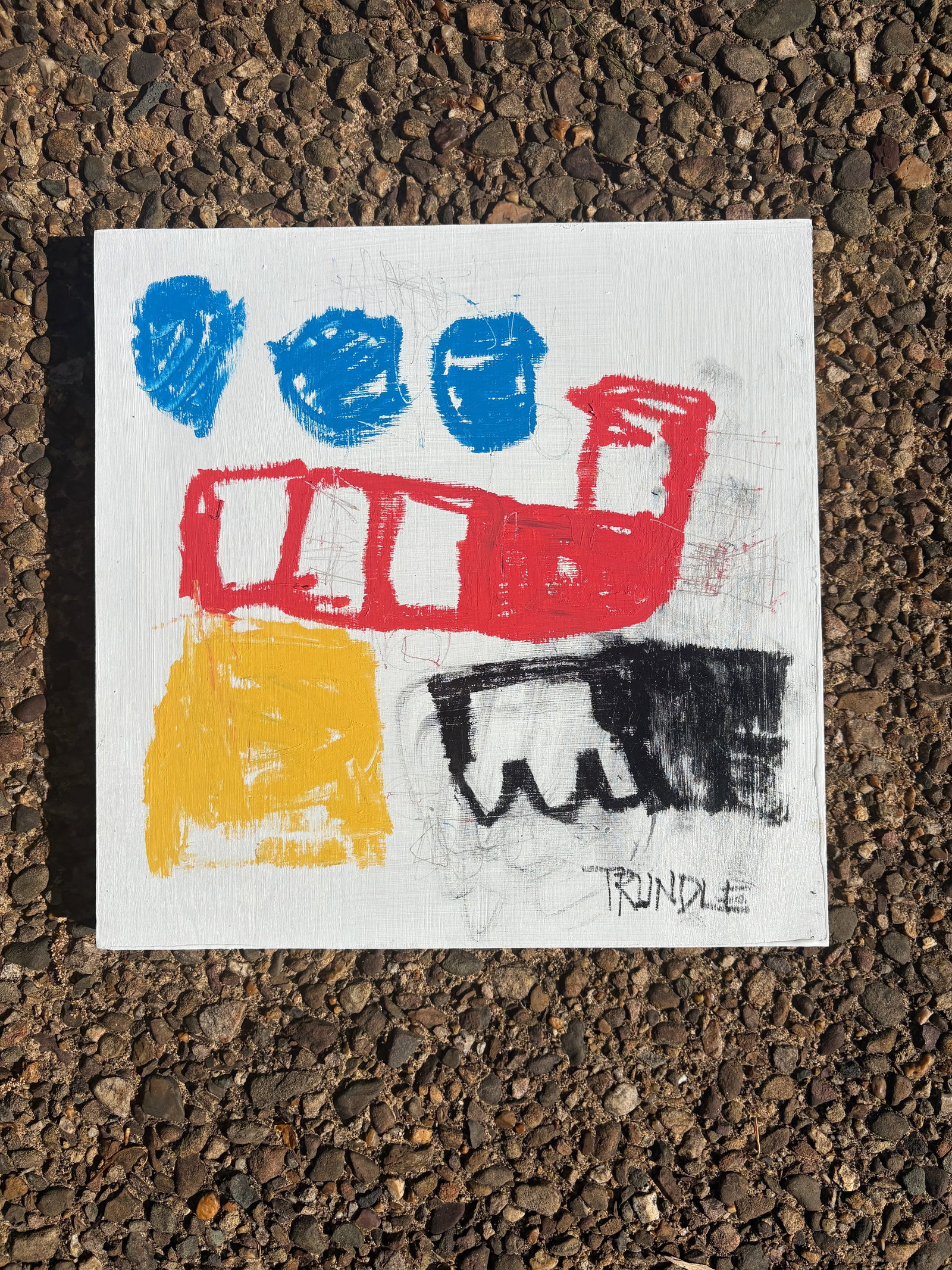 Sarah Trundle, Contemporary Abstract Painting, "Opposites Attract" - 8