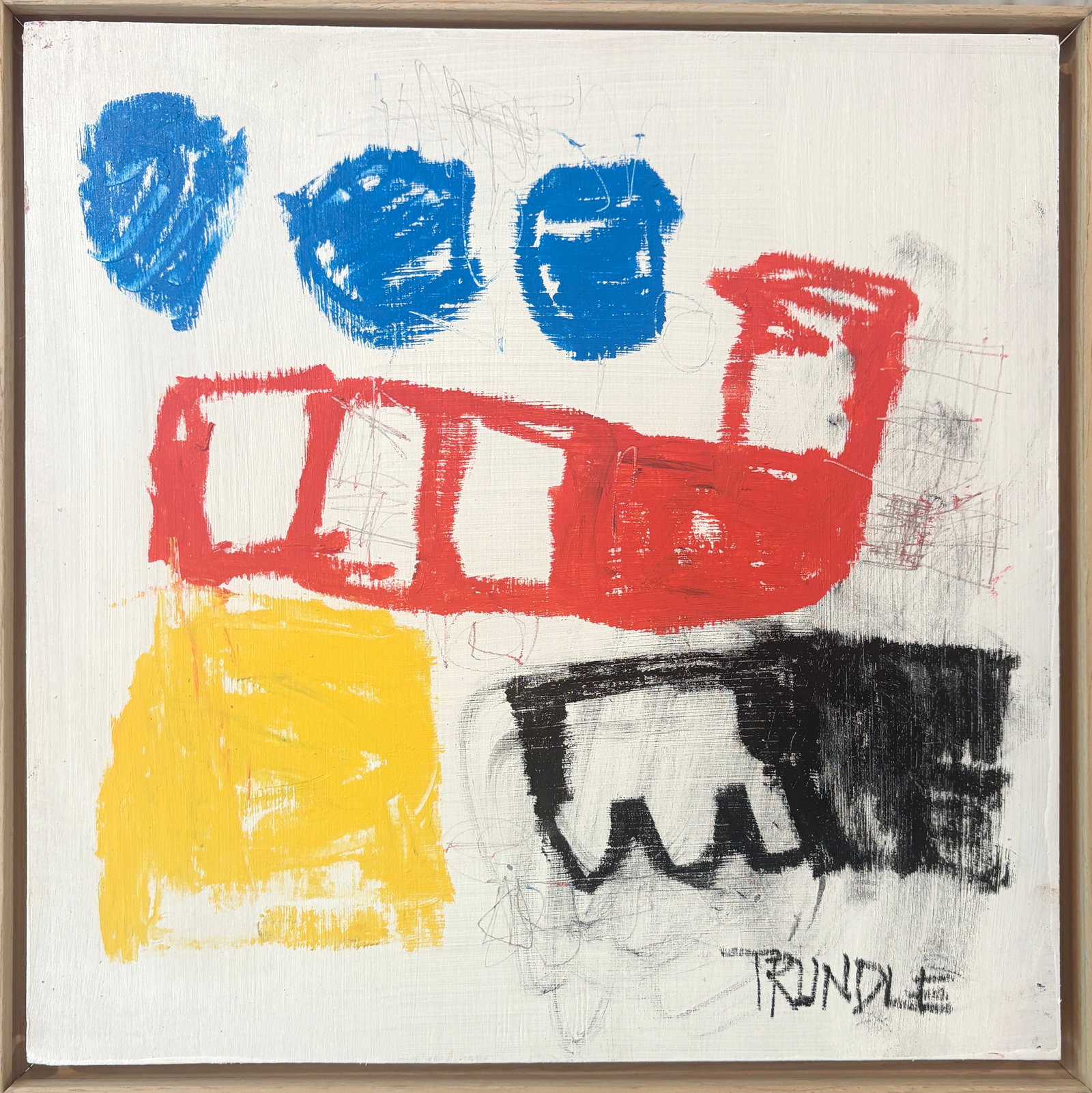 Sarah Trundle, Contemporary Abstract Painting, "Opposites Attract" - 9