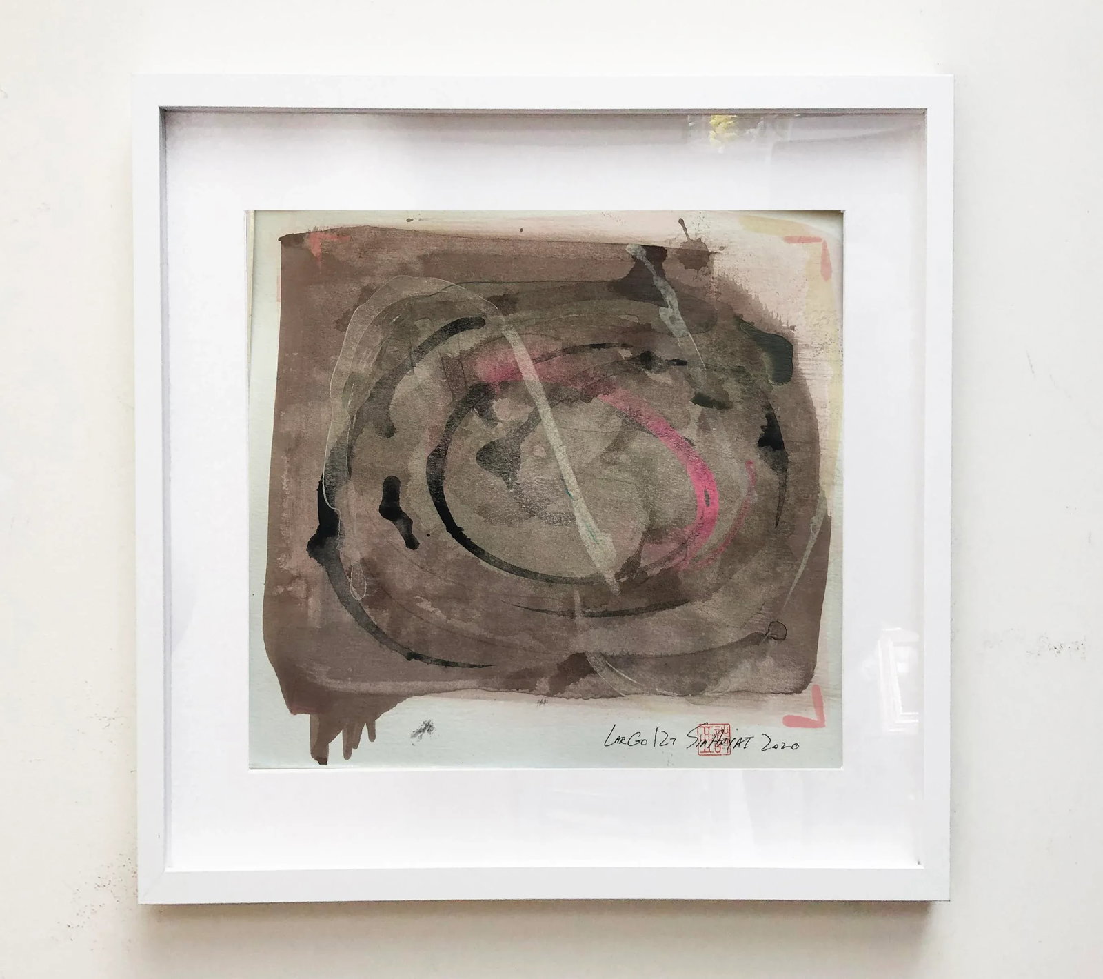 Largo 127 Framed One of a Kind Abstract Painting - 4