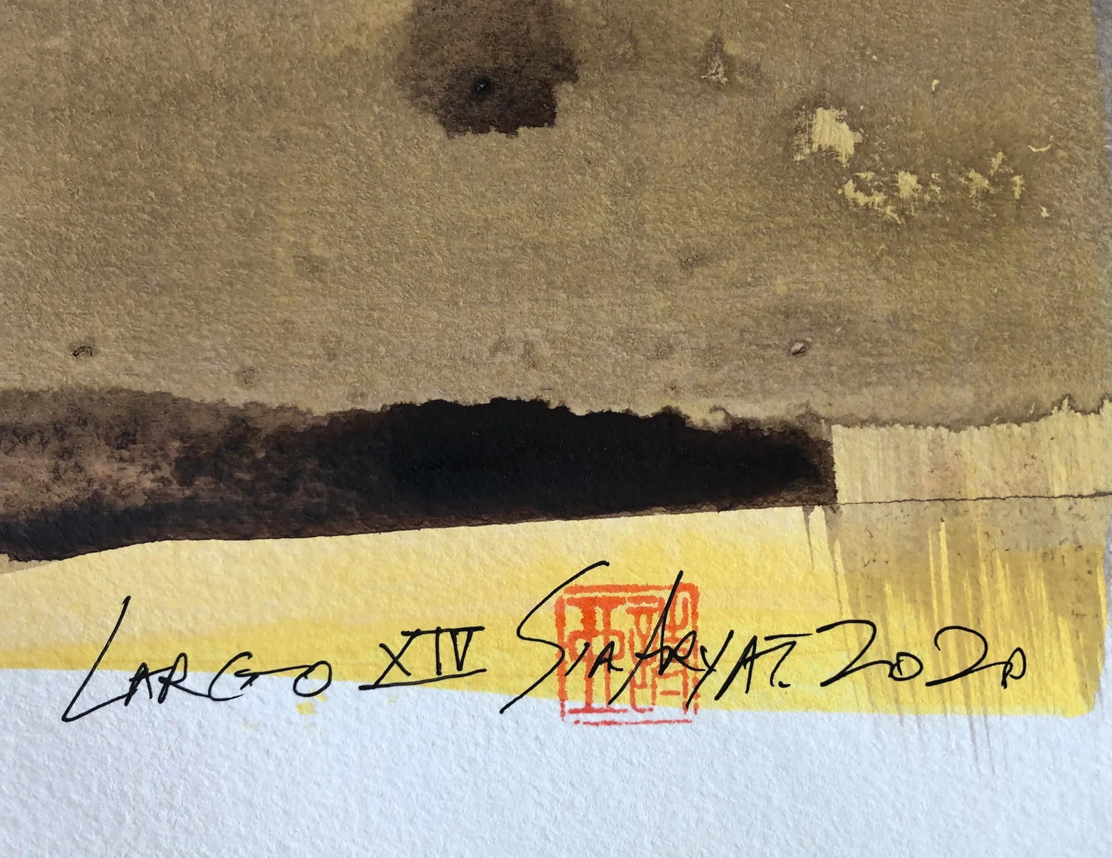 Largo XIV Sunshine and Happiness Contemporary Painting - 2