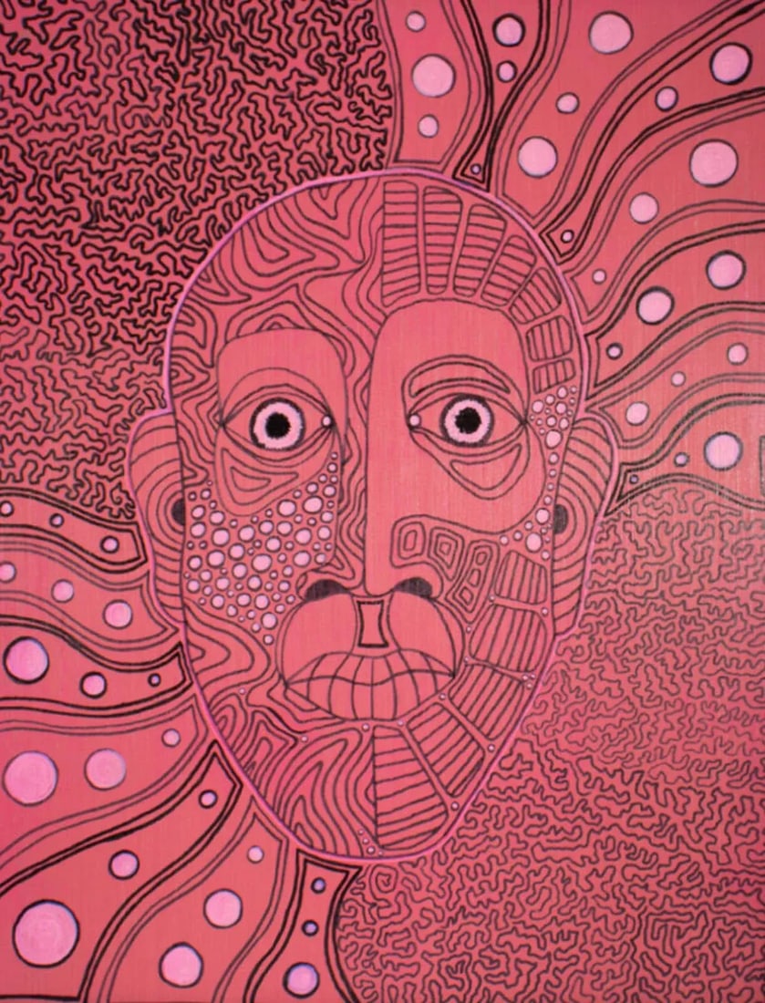 "You Are the Poison I Need" Mixed Media Painting on Wood Panel by r.a. Buys - 2