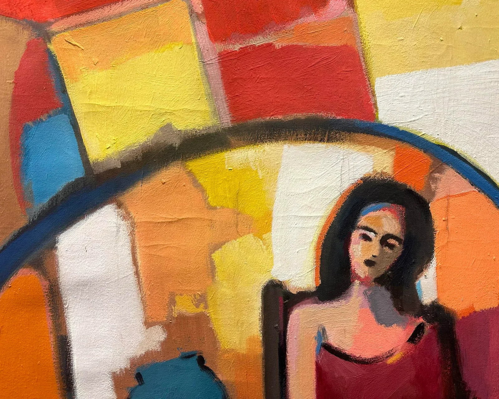 Abstract Oil on Canvas Painting by Darrell L. Anderson - 5