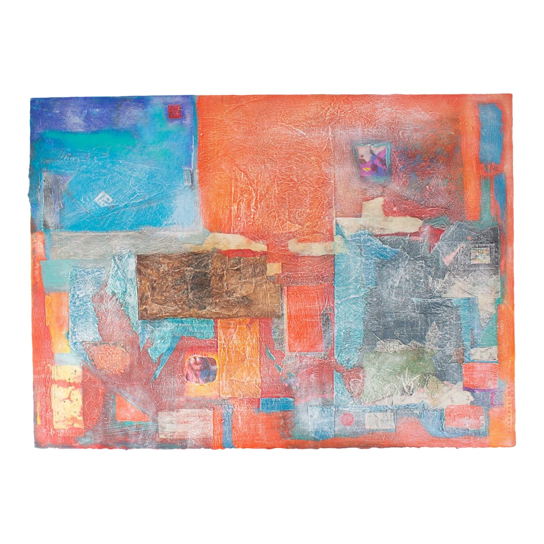Mixed Media Painting and Collage by Anthony Louis Popcheff (1 of 7)