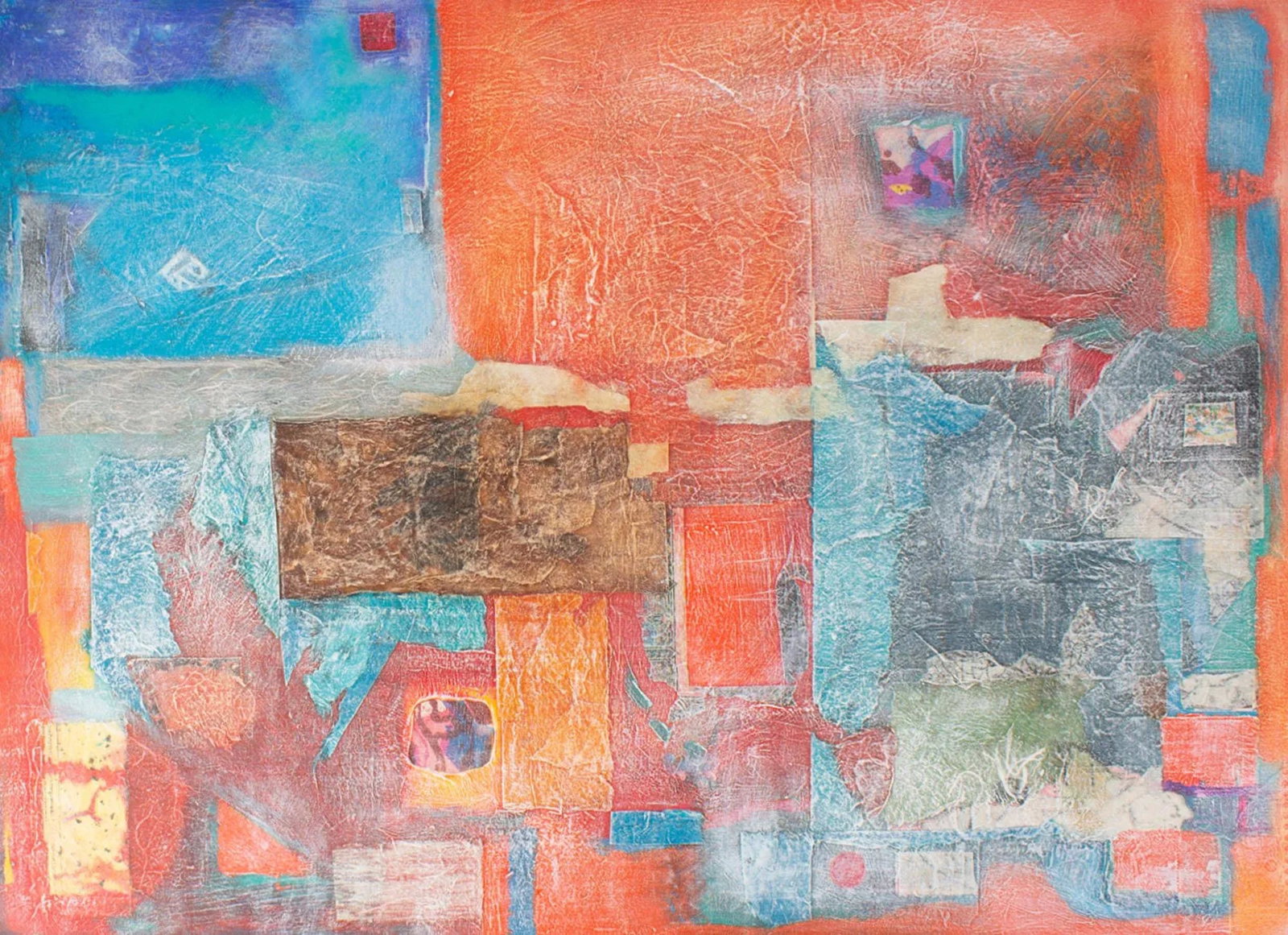 Mixed Media Painting and Collage by Anthony Louis Popcheff - 2
