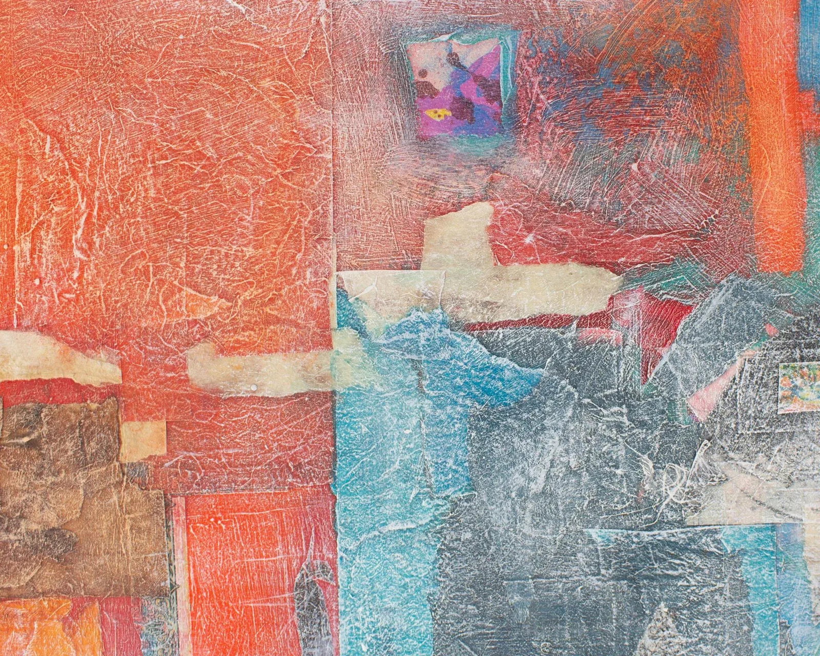 Mixed Media Painting and Collage by Anthony Louis Popcheff - 6