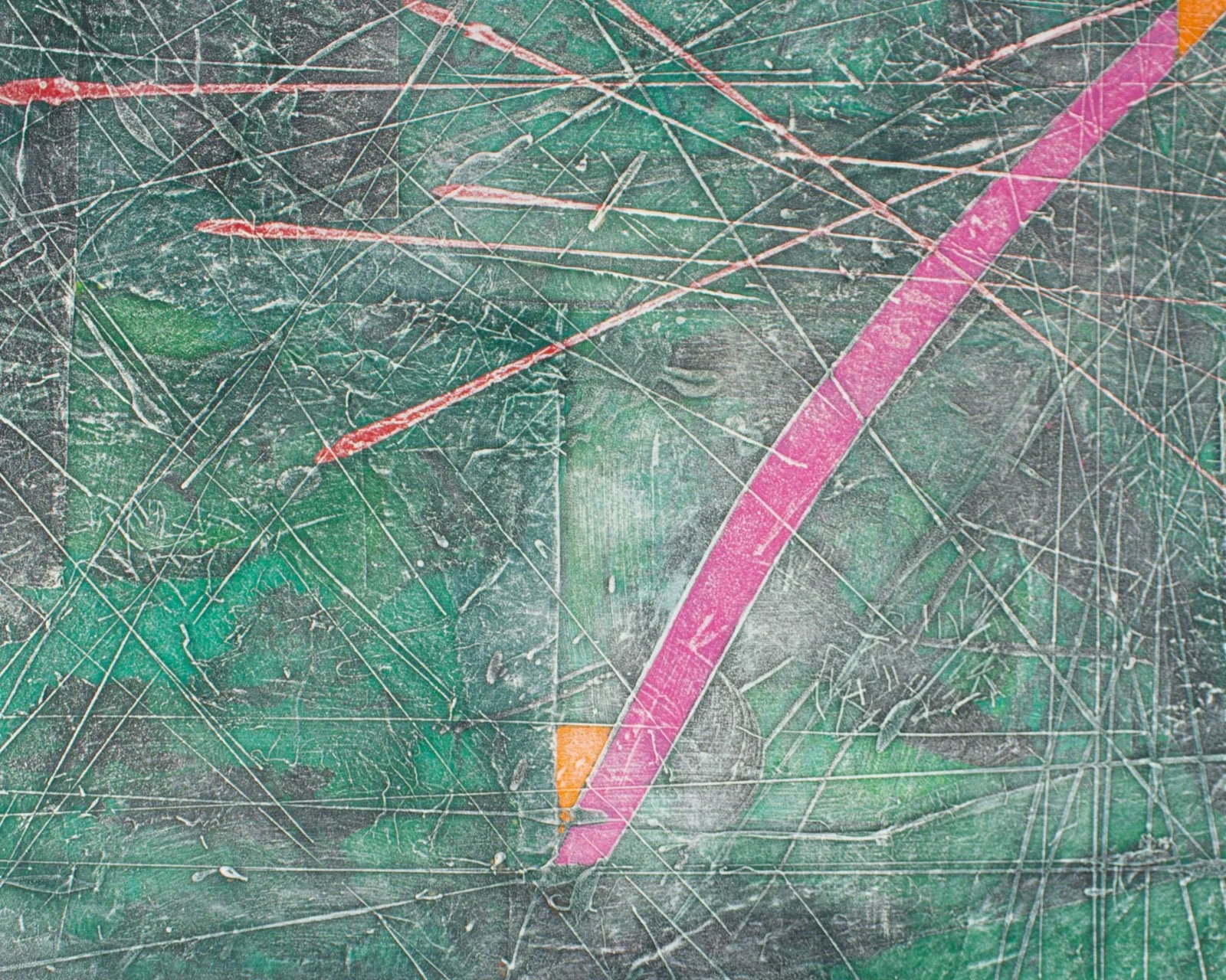 Abstract Painting and Print on Paper by Anthony Lewis Popcheff - 3