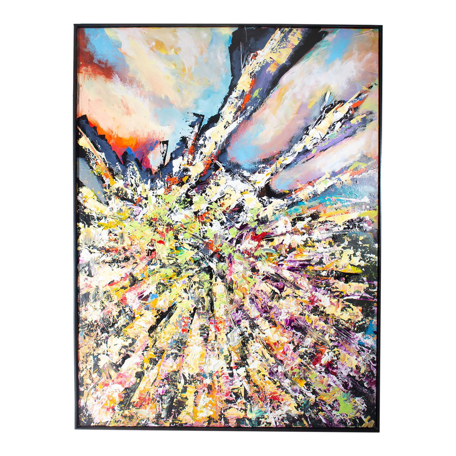 Acrylic on Canvas Abstract Painting by John Strickland (1 of 8)
