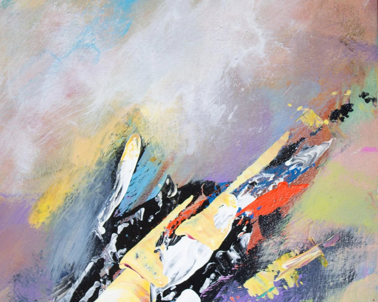 Acrylic on Canvas Abstract Painting by John Strickland - 4