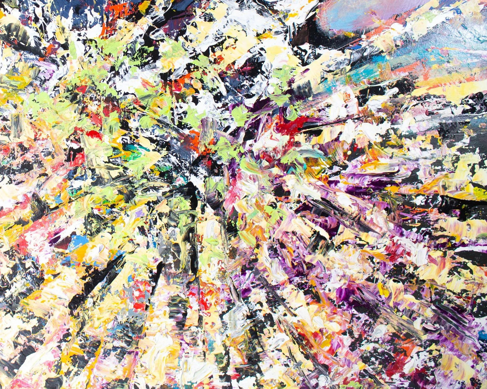 Acrylic on Canvas Abstract Painting by John Strickland - 6