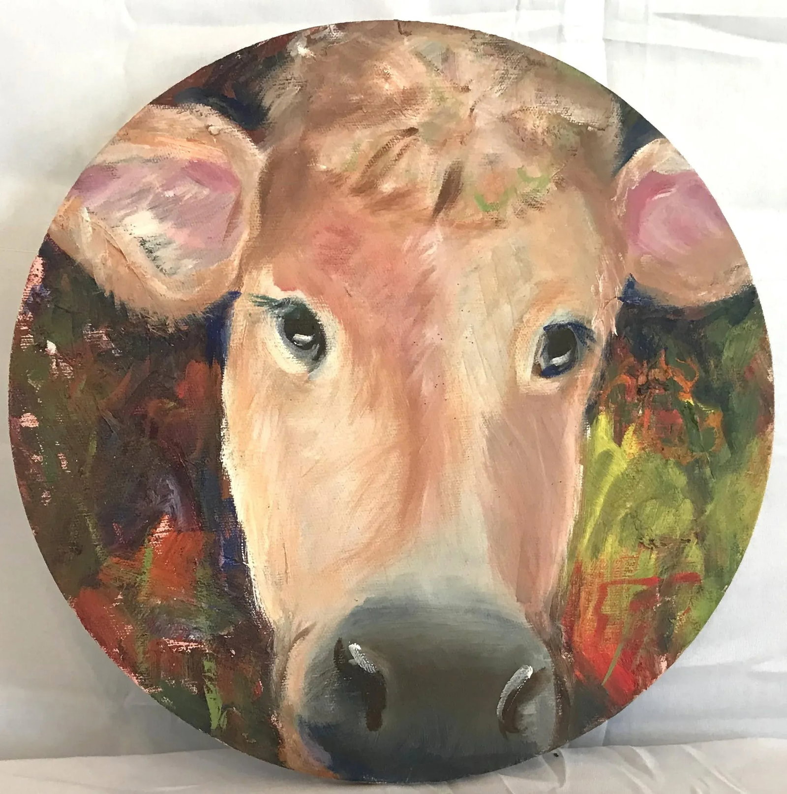 1970s Portrait of a Bovine - Oil on Canvas - 2