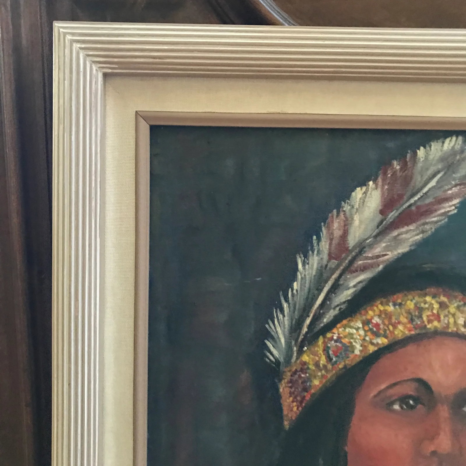 Mid Century Portrait of Native American Maiden - 7