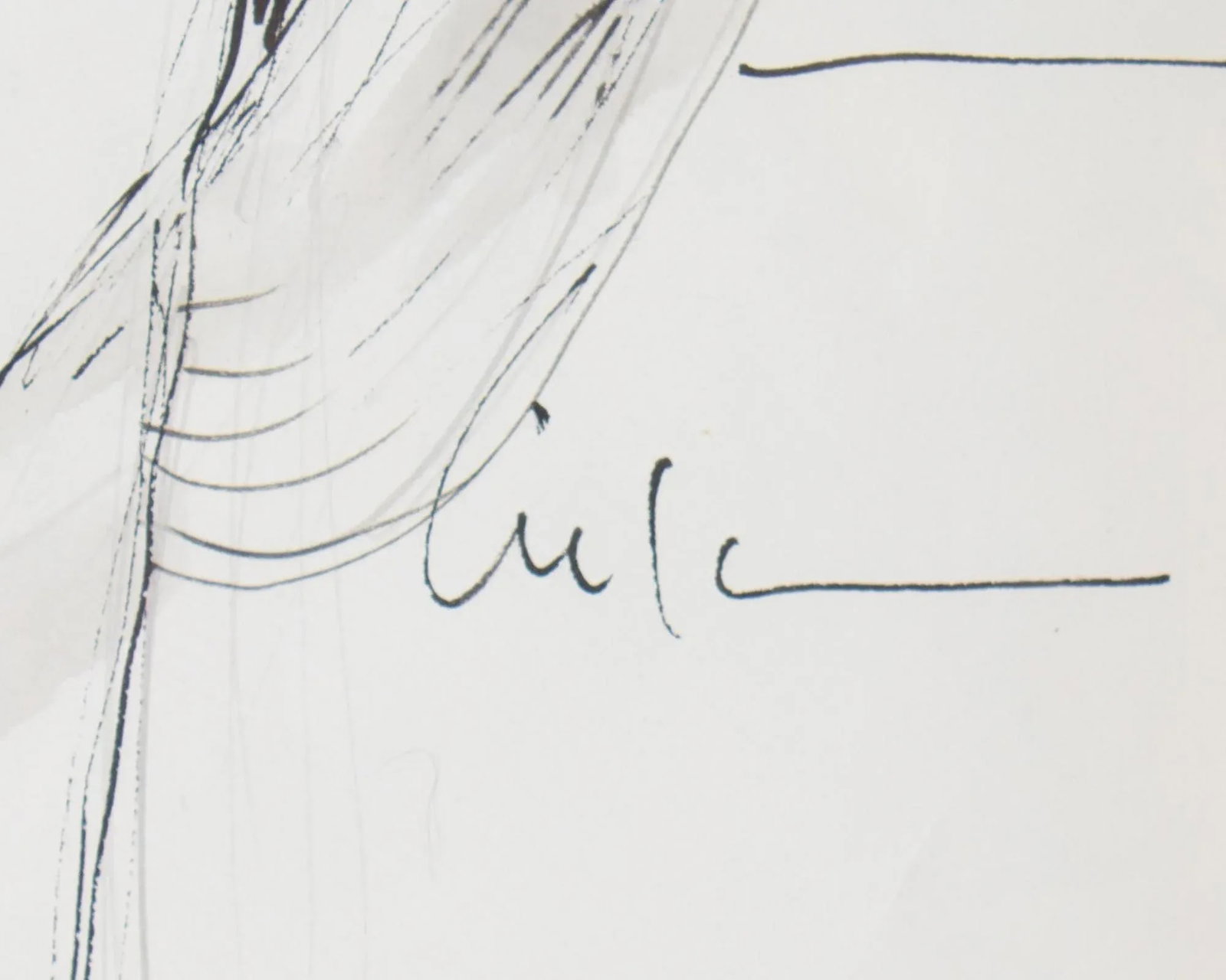 1978 "Jane" Ink Portrait Drawing by Harry Hilson - 6