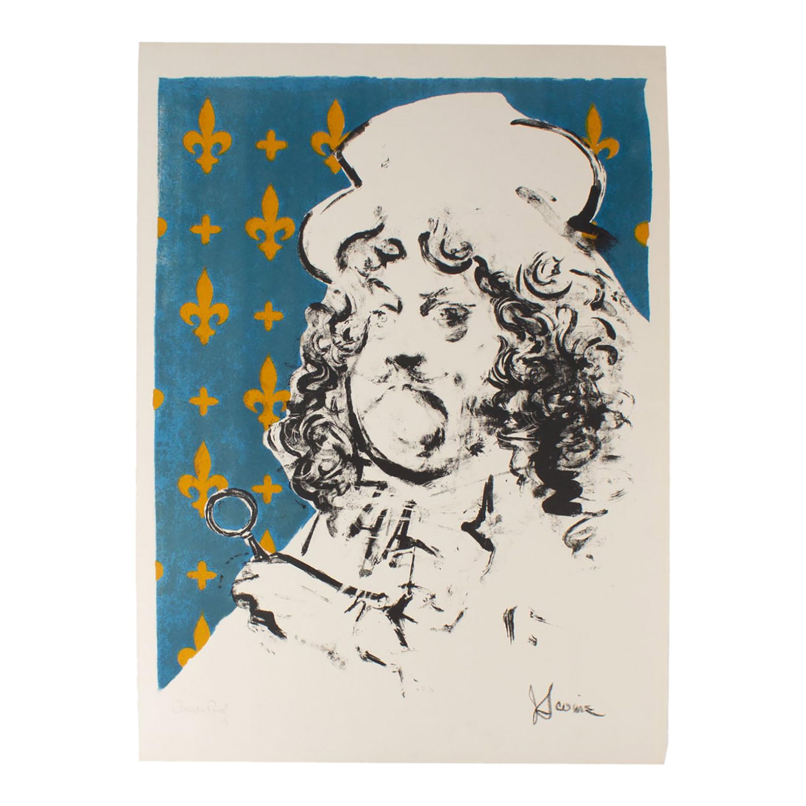 "Art Lover" Artist's Proof Lithograph by Jack Levine (1 of 8)